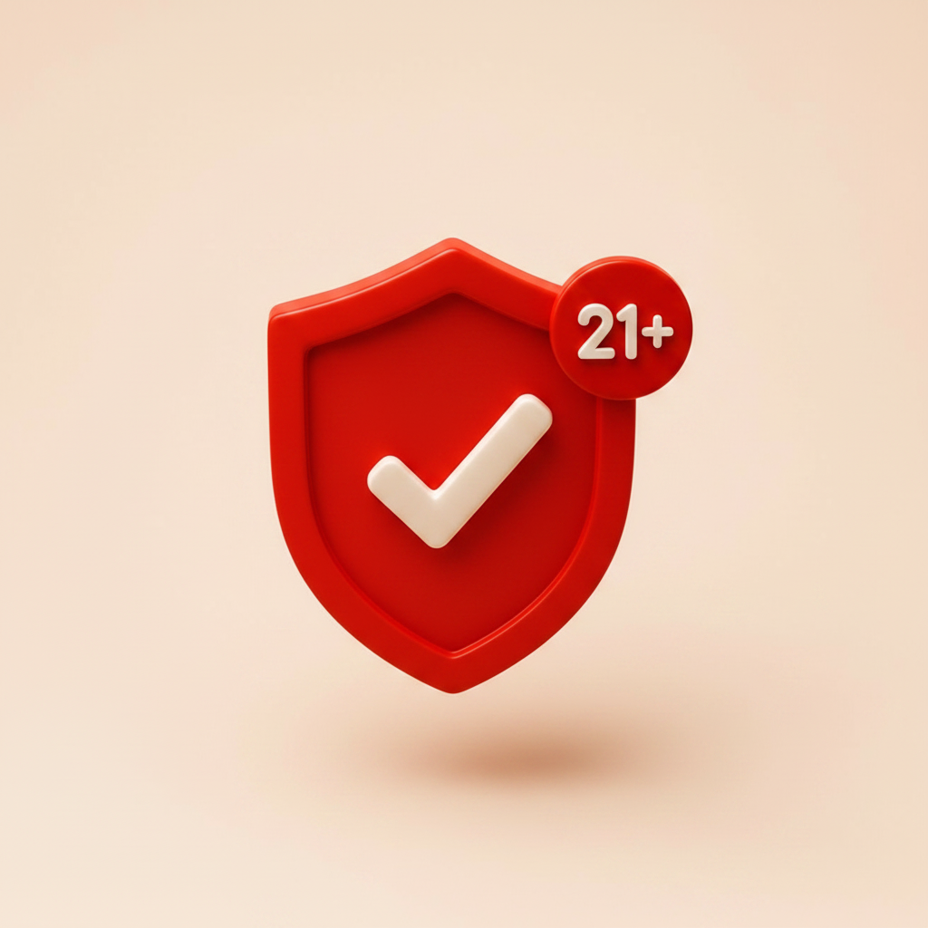 Mandatory 21+ age verification