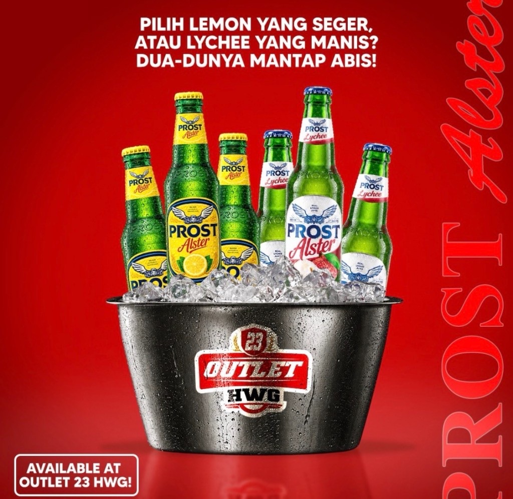 PROST Alster lemon and lychee flavour