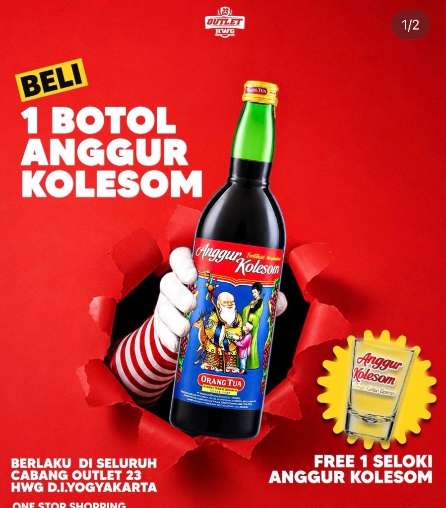 Kolesom Wine promo at Outlet 23